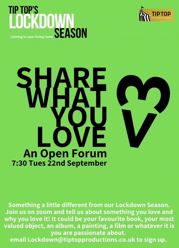 Share What You Love - An Open Forum