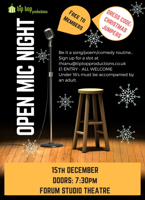 Christmas Open Mic Night